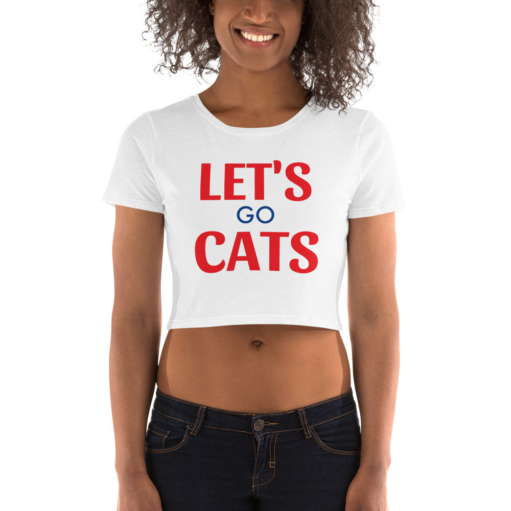 Let's Go Cats Crop Tee